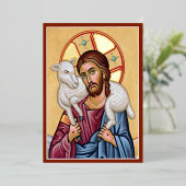 Good Shepherd Folie Uitnodiging (Staand Voorkant)