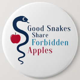 Good Snakes Share Forbidden Apples Ronde Button 6,0 Cm