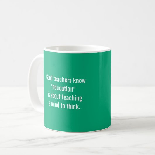 Good Teachers Know Coffee Mug (Devant gauche)