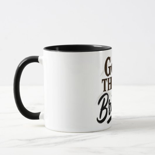 Good Things Are Brewing" Positive Quote Mug (Gauche)