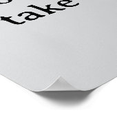 Good Things Take Time Minimalist Typography Poster (Hoek)