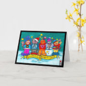 Good Tidings of Comfort and Joy Kaart (Gele Bloem)