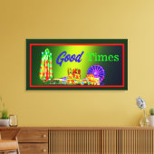 Good Times Canvas Afdruk (Insitu (Woonkamer))