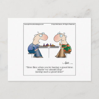 GOOD TIMES Cartoon Briefkaart van April McCallum