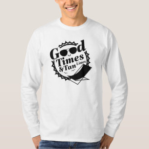 Good Times en Tan Lines T-shirt