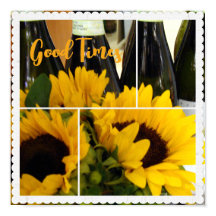 Good Times Sunflower Poster