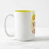 Good Vibes 15 oz Mug à deux tons (Gauche)