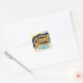 GOOD VIBES AFFIRMATION CITE LE CARRÉ STICKER (Enveloppe)
