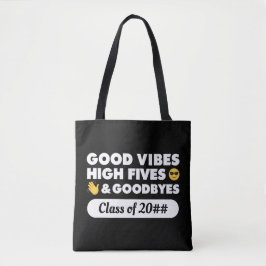 Good Vibes Afstuderen Message Canvas tas