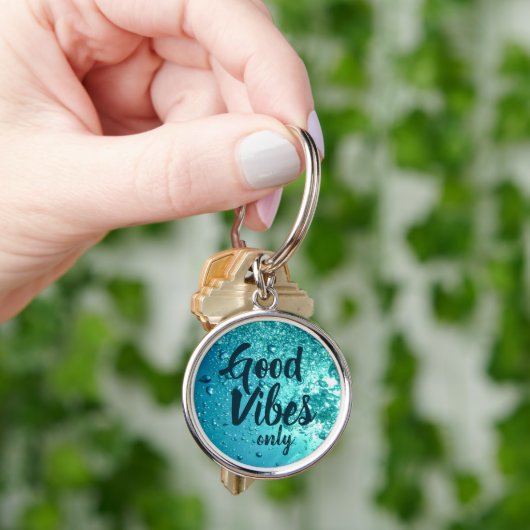 Good Vibes and Cool Blue Water Sleutelhanger (Hand)