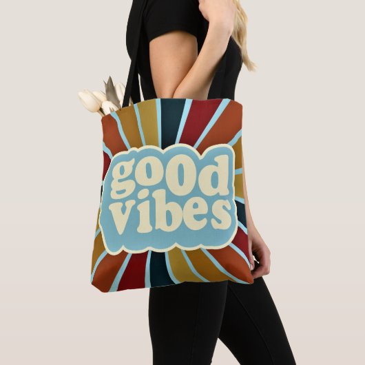 Good Vibes Anniversaire, Réutilisable, Sac fourre- (De près)
