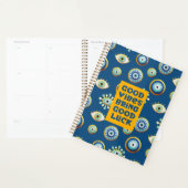 Good Vibes apporte Good Luck mauvais oeil Planner (Devant avec enveloppe)