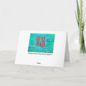 Good Vibes ! Carte (Dos)