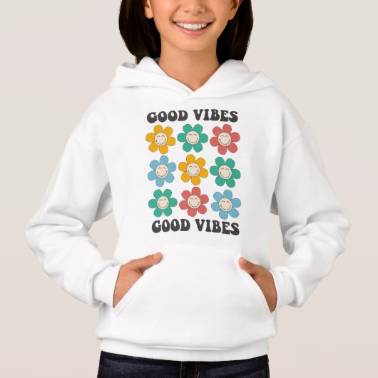 Good Vibes Fleurs marguerites colorées (Devant)