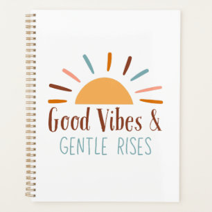 Good Vibes & Gentle Rises Boho Carnet/Journal