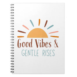 Good Vibes & Gentle Rises Boho Notitieboek/tijdsch Notitieboek