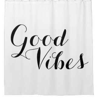 Good Vibes Happy Uplifting Inspirerend New age Douchegordijn