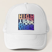 Good Vibes High Tides Trucker Pet (Voorkant)