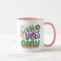 Good Vibes illustratie typografie