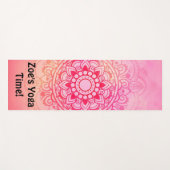 Good Vibes Mandala Specialized Yoga Mat (Voorkant (horizontaal))