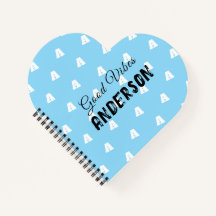 Good Vibes-monogram met naam blauw
