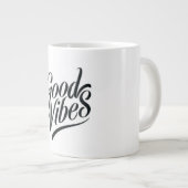 Good Vibes Mug - Style de calligraphie moderne (Devant droit)