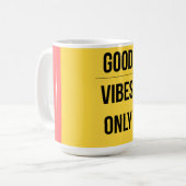 Good Vibes Only — 90s Maximalist Mug (Devant gauche)
