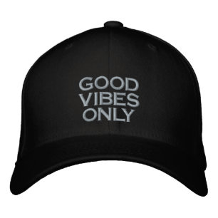 GOOD VIBES ONLY beach Life zomerplezier Geborduurde Pet