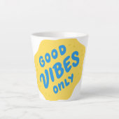 "Good Vibes Only Coffee Mug - Coupe en céramique g (Devant)