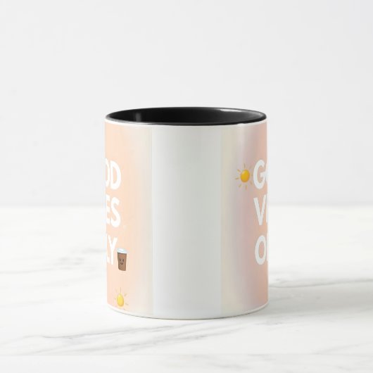 Good Vibes Only Coffee Mug | Positive Cozy Gift (Centre)