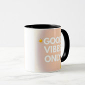Good Vibes Only Coffee Mug | Positive Cozy Gift (Devant droit)