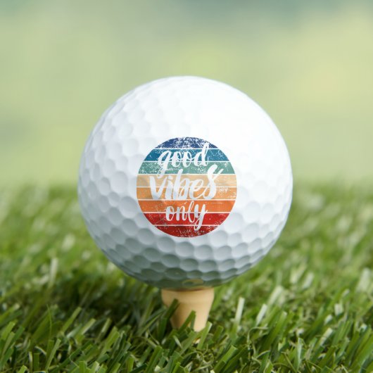 Good Vibes Only Golfballen (Insitu Shirt)