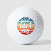 Good Vibes Only Golfballen (Voorkant)