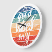 Good Vibes Only Grote Klok (Hoek)