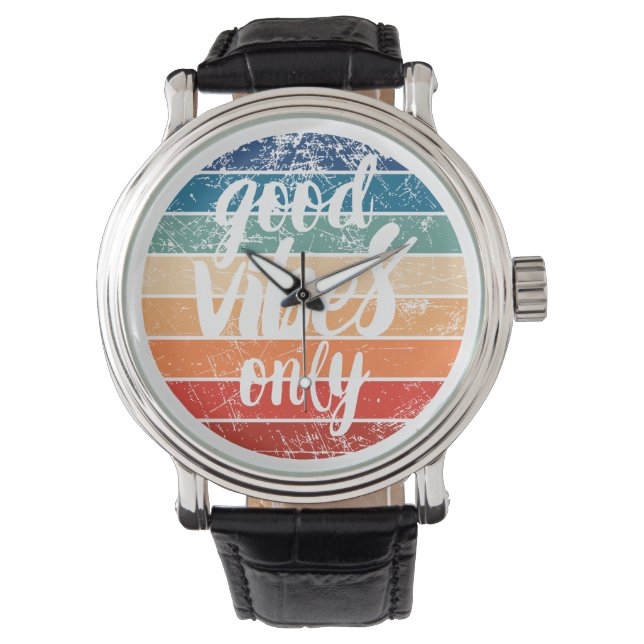 Good Vibes Only Horloge (Voorkant)