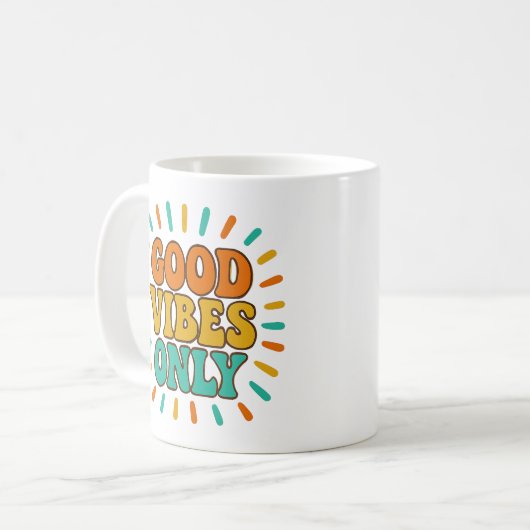 Good Vibes Only -  Mug (Devant gauche)