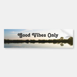 Good Vibes Only Natuur Custom Bumpersticker