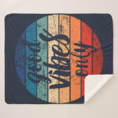 Good Vibes Only Sherpa Deken (Voorkant (horizontaal))