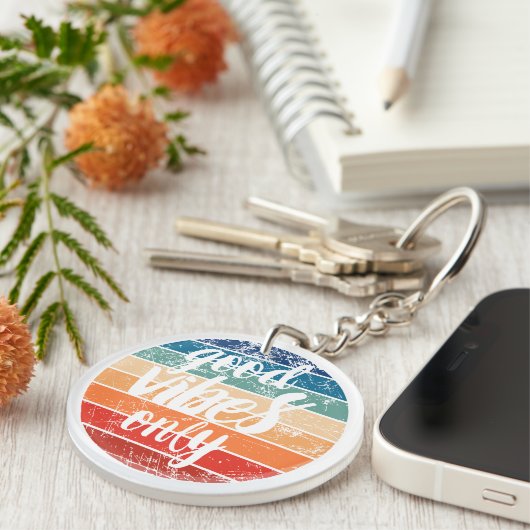 Good Vibes Only Sleutelhanger (Voorkant Rechts)