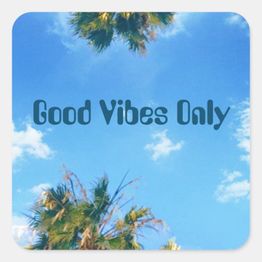 Good Vibes Only Sticker (Voorkant)