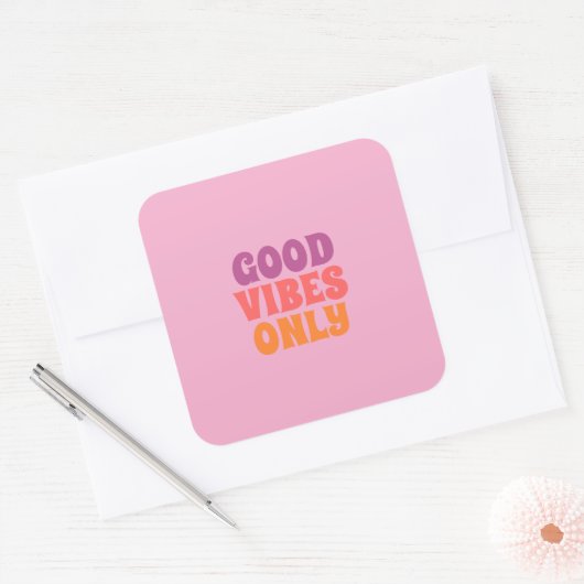 Good vibes only stickers (Enveloppe)