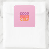Good vibes only stickers (Sac)