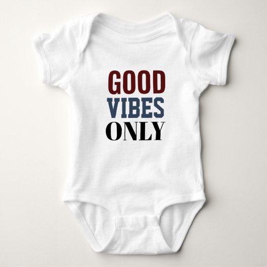 Good vibes only t-shirt  (Voorkant)