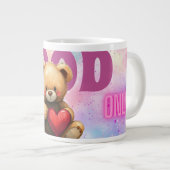 Good Vibes Only Teddy Bear Jumbo Mug (Devant droit)