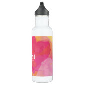 Good Vibes Only Typography Waterverf Abstract Waterfles (Rechts)