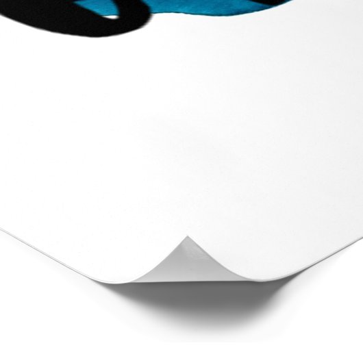 Good Vibes Only Waterverf Poster (Hoek)