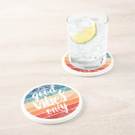 Good Vibes Only Zandsteen Onderzetter