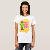 Good Vibes or Good Bye Frog – Cowgirl Aesthetic T-shirt (Voorkant volledig)