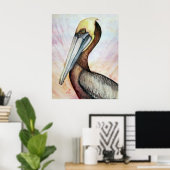 Good Vibes Pelican Poster (Thuiskantoor)
