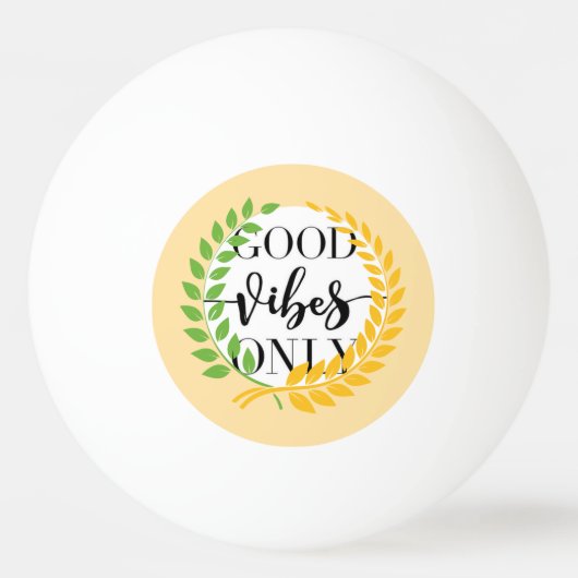 good vibes pingpongballen (Voorkant)